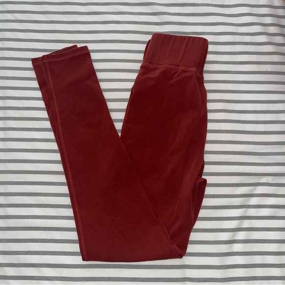 Byegreis High Waist leggings Brick Red Small - Picture 5 of 5